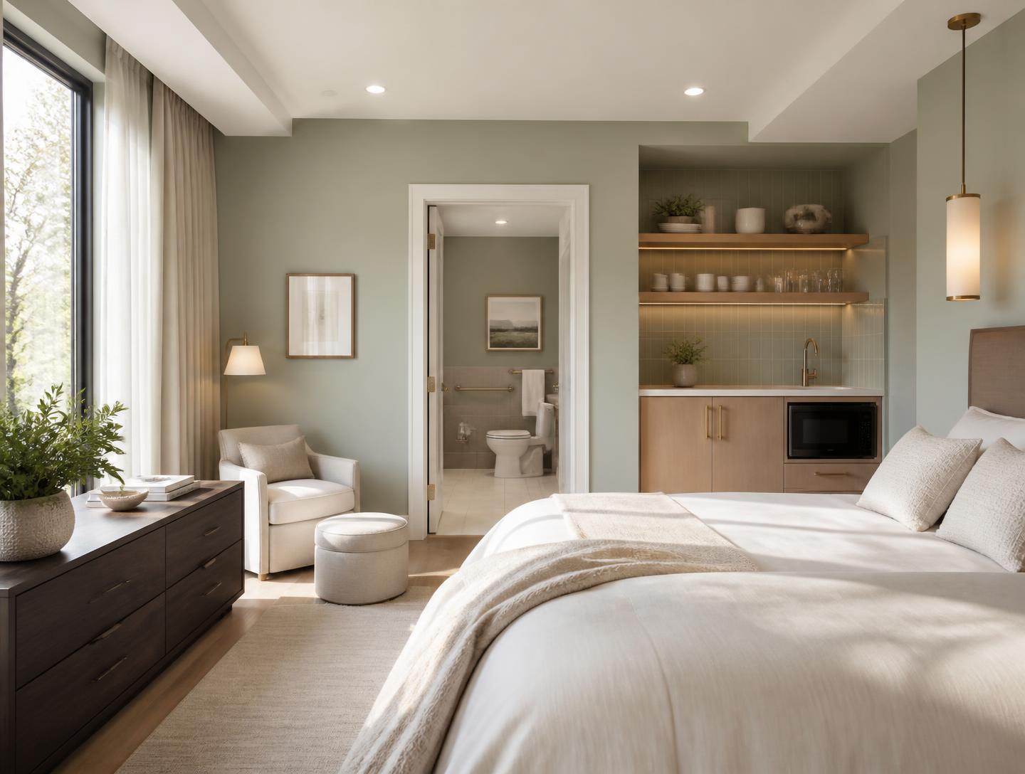 Fola Haven recovery suite living area